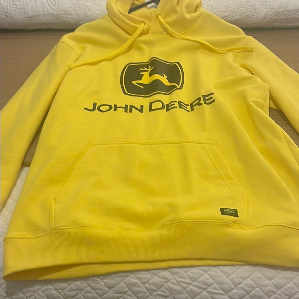 John Deere Yellow Sweatshirt Hoodie